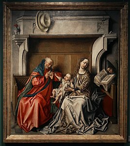 The Holy Family, by Barthélemy d'Eyck (1450–1480)