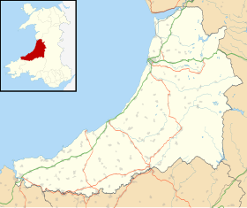 Aberystwyth ubicada en Ceredigion