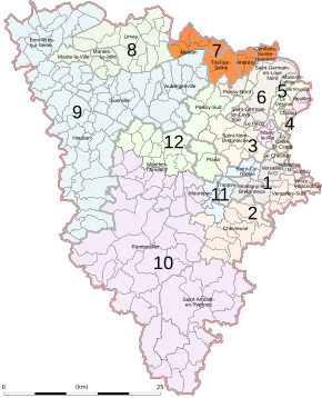 Carte de la circonscription