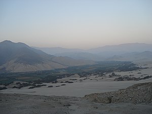 Valle de Casma desde Chankillo