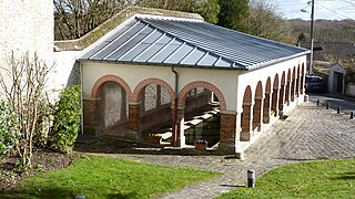 Le lavoir d'Ozouer-le-Voulgis.