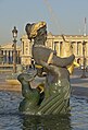 Nereide am Brunnen des Place de la Concorde