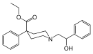 Chemical structure of oxpheneridine.