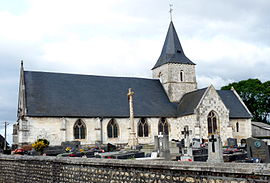 The church in Saint-Aubin-de-Crétot