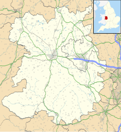 Tong Castle is located in Shropshire