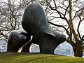 Henry Moore: Sheep Piece (1971–1972). Zürich-Seefeld