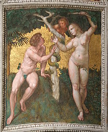 0 Adam et Eve - Fresque de Raphaël - Stanza della Signatura (2).JPG