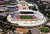 Infraestruturas deportivas na montaña de Montjuic: Estadio Olímpico e Palau Sant Jordi.