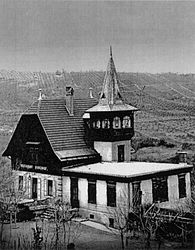 Restaurant Birkenhof, um 1900.