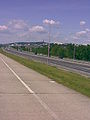 Autoroute D2 à Bratislava (vers la Rép. tchèque).