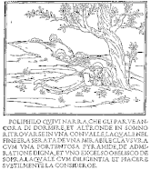 Holzschnitt aus Hypnerotomachia Poliphili, Venedig: Aldus Manutius 1499