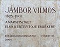 Jámbor Vilmos, Margit-sziget