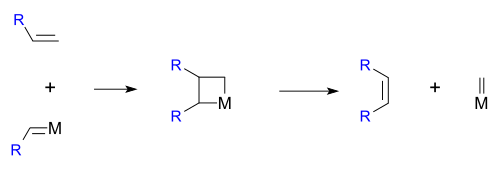 Metathesis metallacycle mechanism