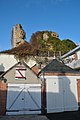 Ruine der Wallburg (Motte) mit Donjon