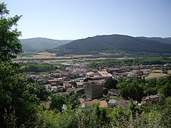 Skyline of Santurde de Rioja
