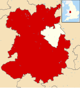 Shown within the ceremonial county of Shropshire