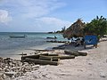 Plage principale de l'île