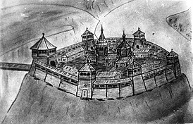 Вид Лихвинской крепости