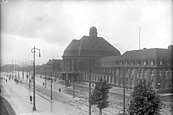 The station during the occupation of the Ruhr in September 1924