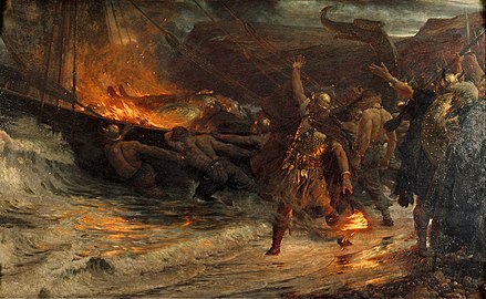 El funeral d'un viking, 1893