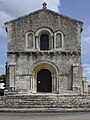 L’église : façade.