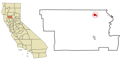 Location within Glenn County