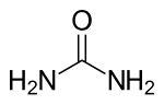 Chemical structure of urea