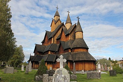 Stavkirke di Heddal - fotografia del 2010