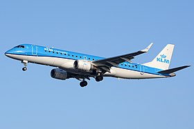 Embraer 190 de KLM Cityhopper.