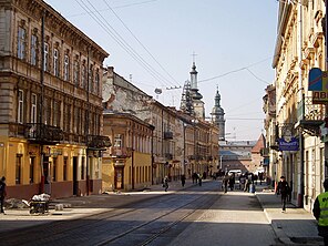 Початок вулиці Личаківської