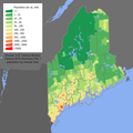 Image 38Maine population density map (from Maine)