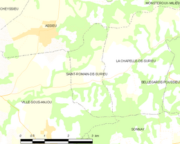 Saint-Romain-de-Surieu - Localizazion