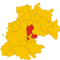 Collocatio finium Municipii Assori in Provincia Regionali Hennensi.