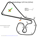 Sachsenring, digunakan sejak 1998, layout sejak 2002