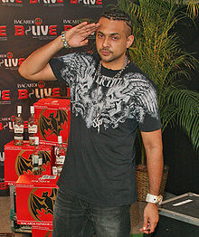 Sean Paul at the B-live concert, September 2007.