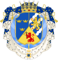 Armoiries du prince Charles-Gustave, duc de Småland.