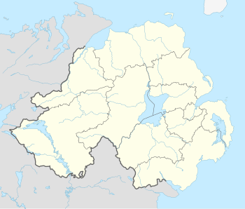 1960–61 Irish League is located in Northern Ireland