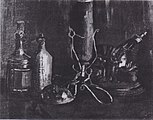 Still Life with Bottles and a Cowrie Shell, 1884, Private collection (F64)