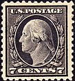 George Washington 7¢, 1916