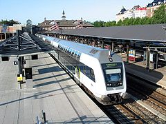 DSB trein op het station Østerport