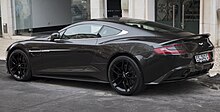 A black sports car