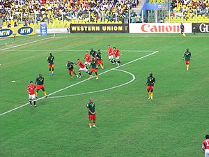 Partido de la final entre Egipto vs Camerún