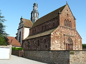 Ancienne église abbatiale Saint-Cyriaque d'Altorf.