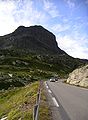 The road passing along Bitihorn, going into Båtskaret Øystre Slidre