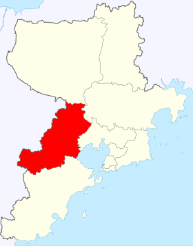 Localisation de Jiāozhōu shì