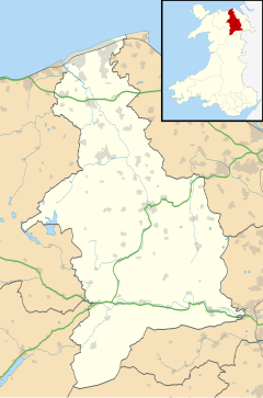 Pwllglas is located in Denbighshire