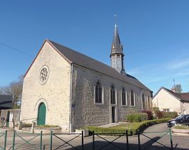 The church in Saint-Germain-du-Corbéis