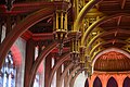 Hammerbeam roof in the Great Hall of the Wills Memorial Building, University of Bristol