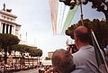 Frecce Tricolori am Himmel über Rom am italienischen Nationalfeiertag