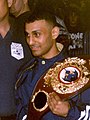 Image 42Featherweight champion "Prince" Naseem Hamed was a major name in boxing and 1990s British pop culture. (from Culture of the United Kingdom)